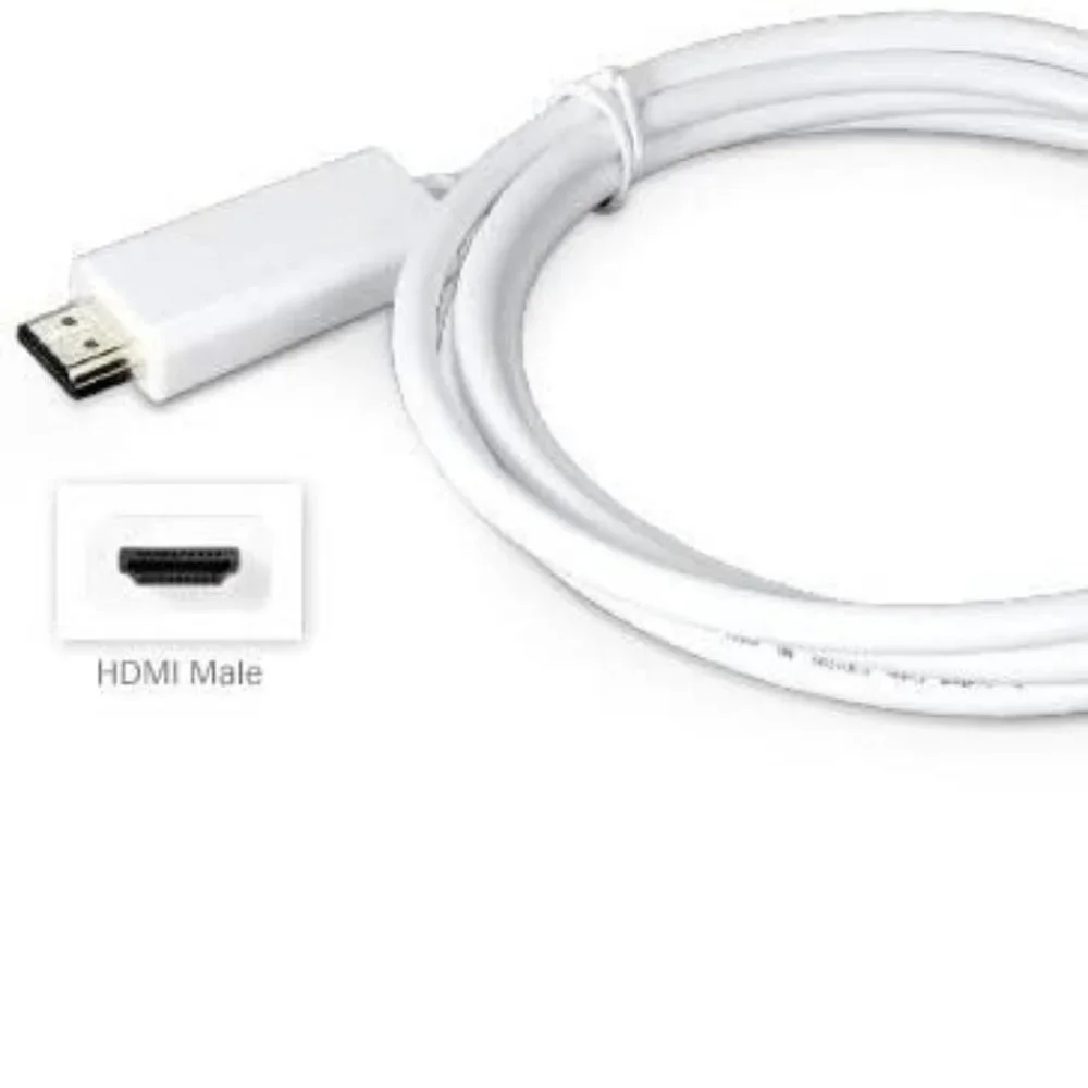 Extended Mini DisplayPort 10ft Cable to HDMI Apple Macbook Pro and Macbook Air